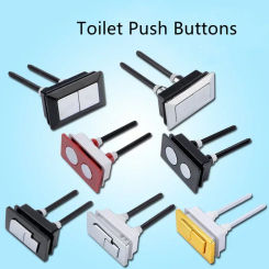 1PCS Dual Flush Toilet Push Button Rectangle Tank Water Saving Valves Closestool Discharge Switch Buttons Bathroom Accessories