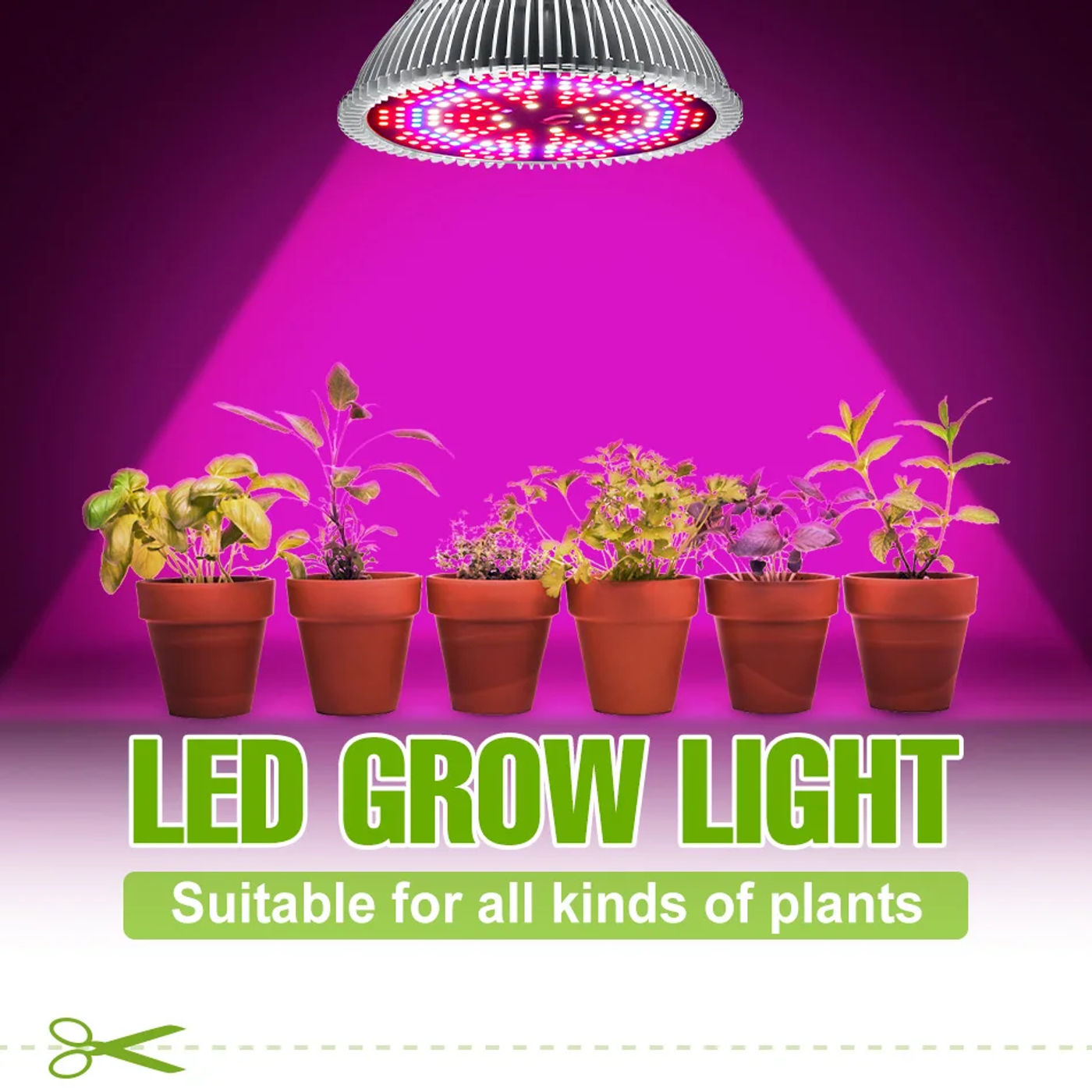 Description Picture 2 of item150W E27 LED Plant Grow Light Bulb Full Spectrum E14 Vegetable Seedlings Flowering Fruiting Cultivation Hydroponics Growing Lamp