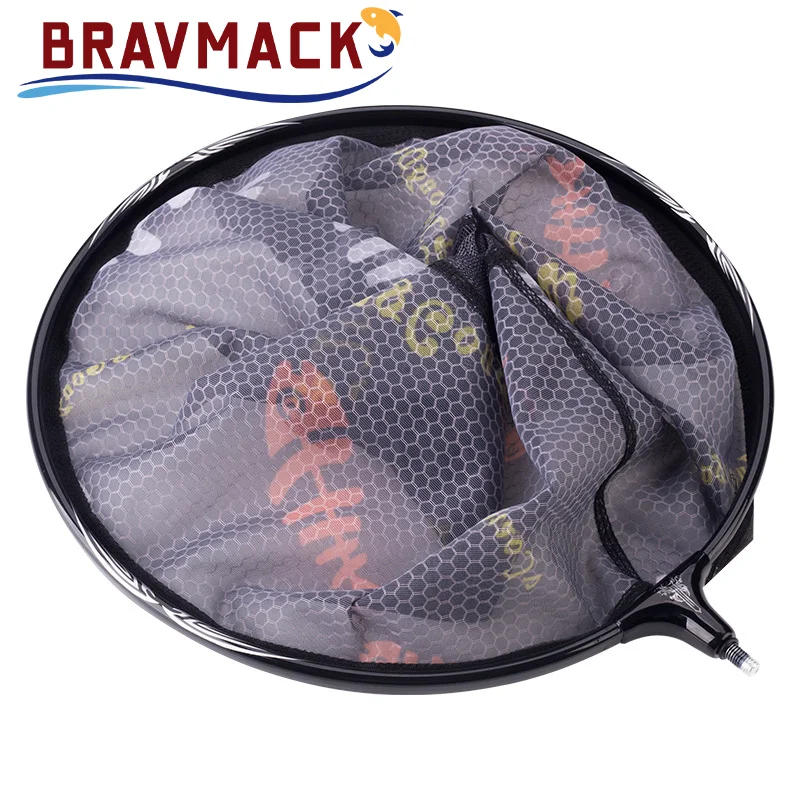Description Picture 5 of item1 PC Fishing net head with anti-collision feature Aluminum alloy fishing net head Foldable Fishing Net