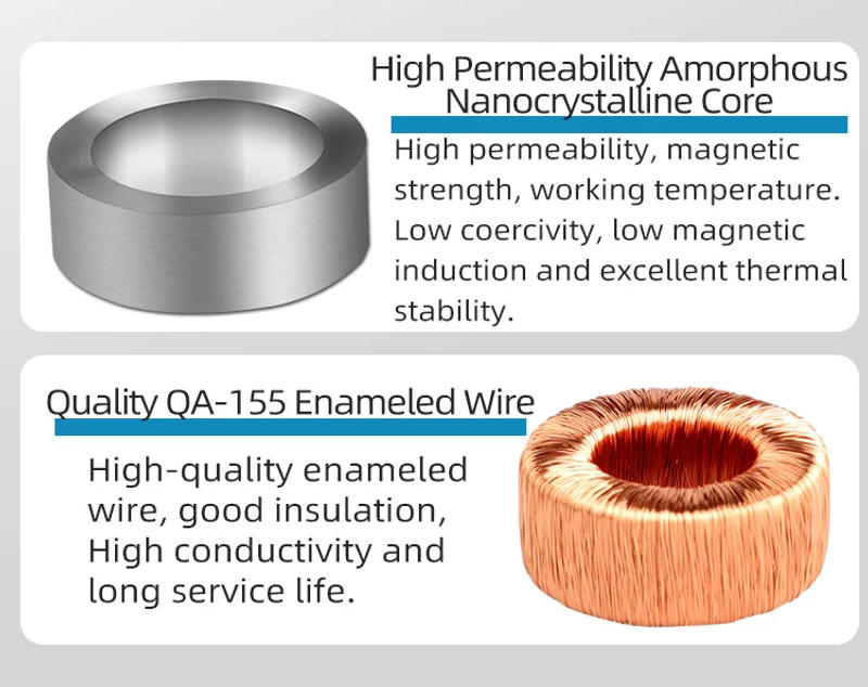 Description Picture 5 of itemPCB Mount Mini Current Transformer 1A 0.5mA 1mA 5A 2.5mA 50A 25mA 0~60A DL-CT502D 505D 525D 602D 4 Pins Precision CT Coil AC