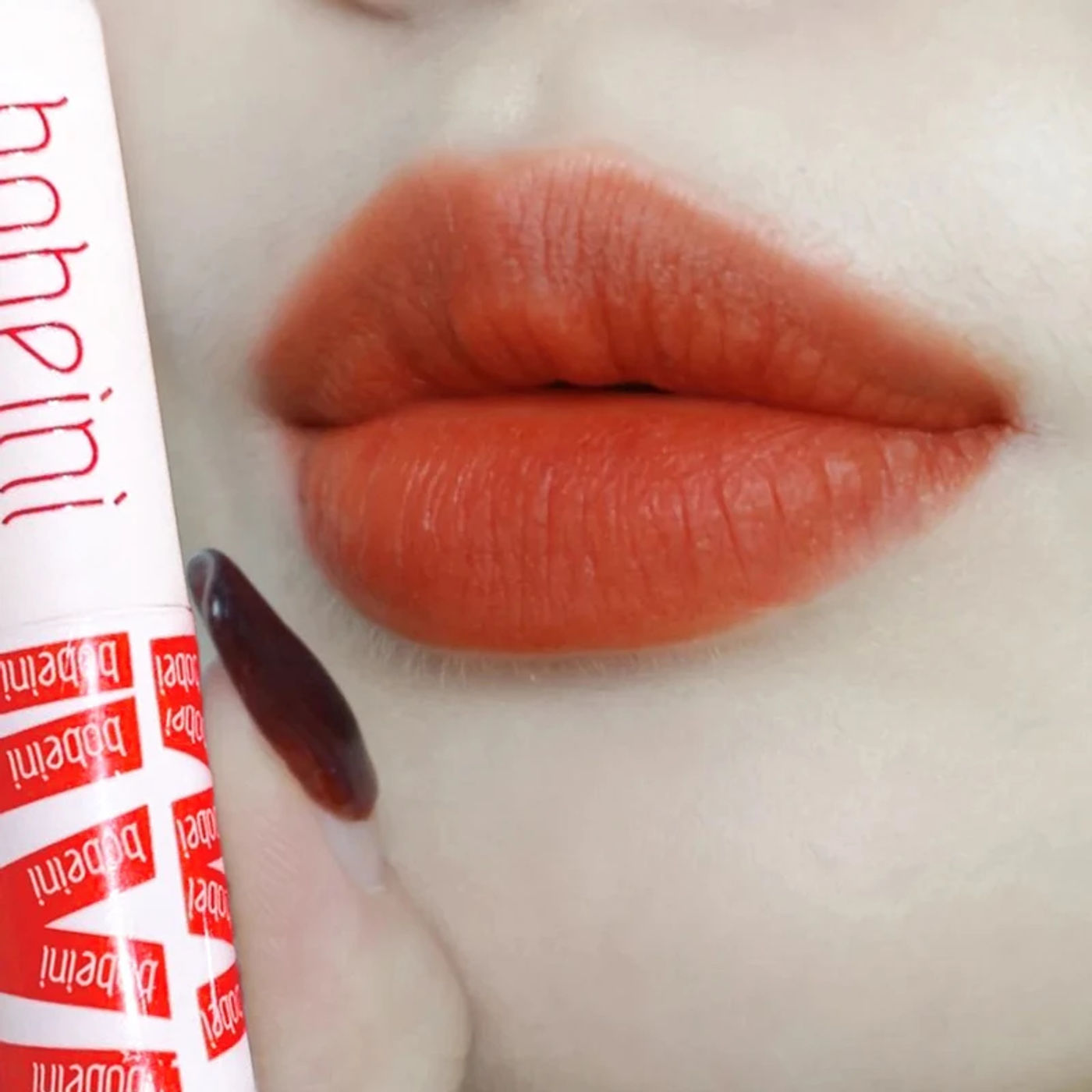 Description Picture 6 of item8 color water gloss mirror velvet lip gloss, lasting waterproof matte, smooth nude brown lip color holiday gift, Korean style