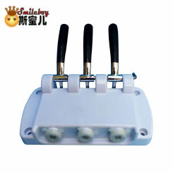 Ice cream machine panel spare parts ice cream machine valve and handle new single row valve set for Guangshen brand