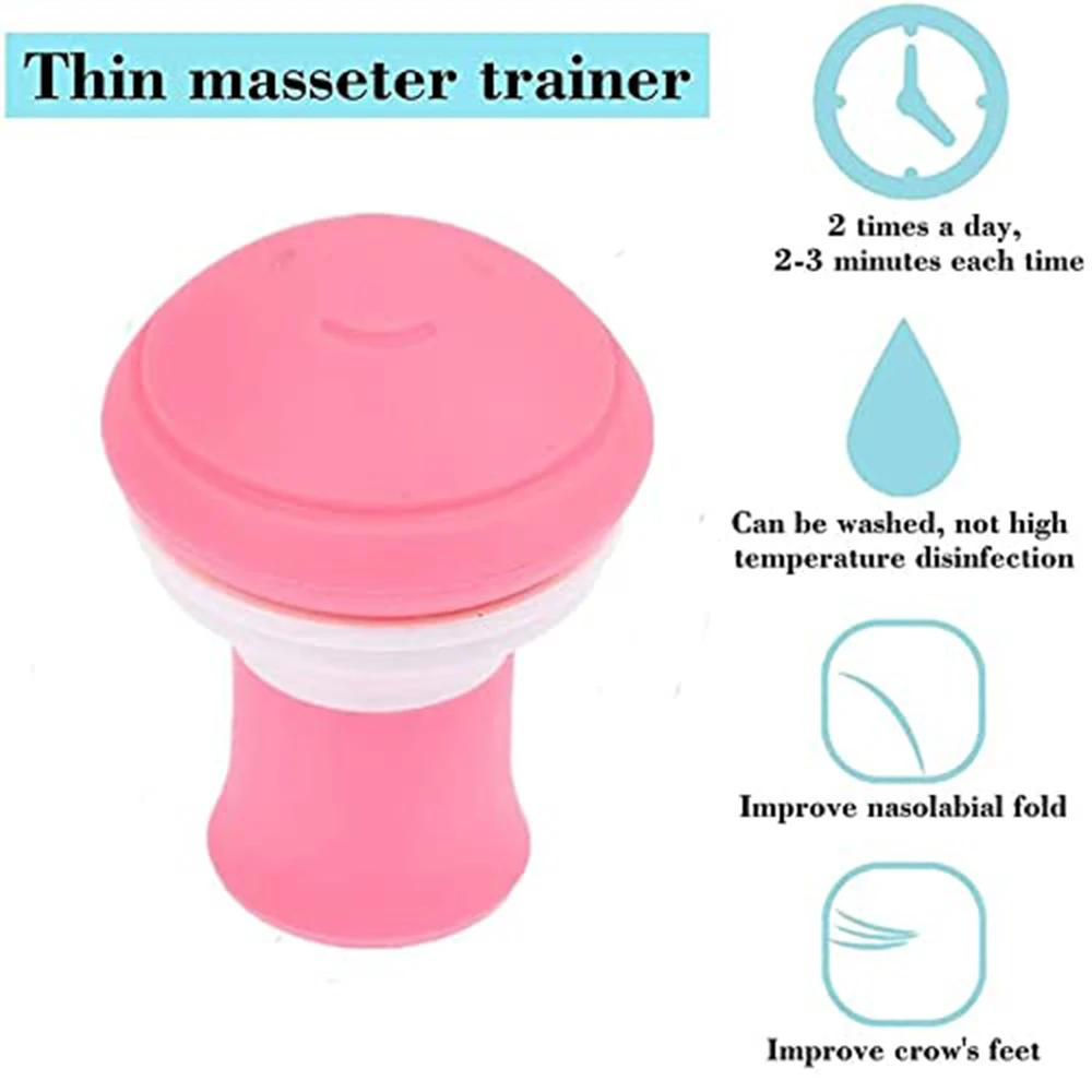 Description Picture 6 of itemSilica Gel Mouth Jaw Exerciser Slimming Face Lift Tool Chin V Face Lifting Double Thin Wrinkle Removal Blow Breath Exerciser