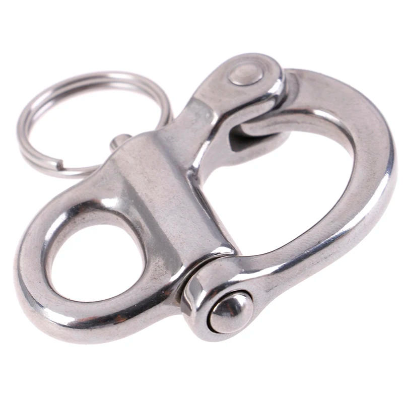 Description Picture 5 of item316 Stainless Steel Rigging Sailing Fixed Bail Snap Shackle Yacht Outdoor Living