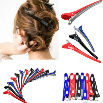 Useful Aluminum Plastic Hairdressing Professional Haircut Section Clamps Hair Grip Clips Styling Tools Ladies Girl Hair Clips