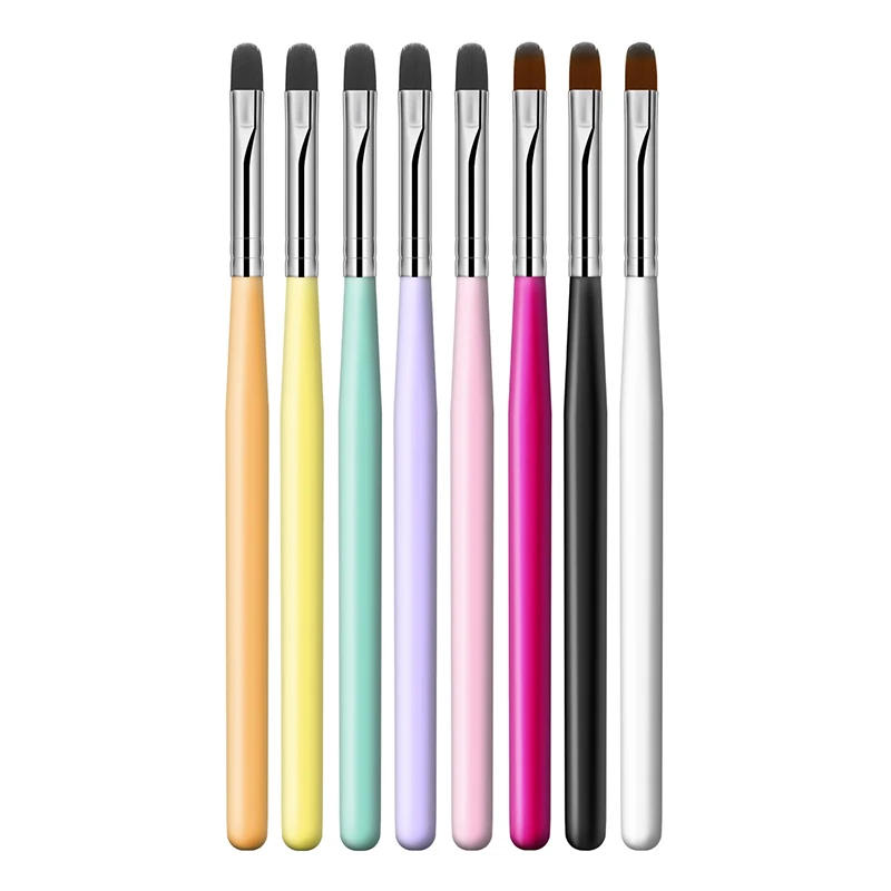 Description Picture 3 of item1-9PCS Nails Art Brush Pen 3D Tips Pattern Phototherapy Acrylic UV Gel Extension Builder Coating Painting Pen DIY Manicure Tools