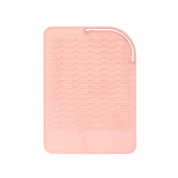 Silicone Heat Resistant Mat Pouch for Curling Iron Hair Professional Styling Tool Anti-heat Mats for Hair Straightener Curling