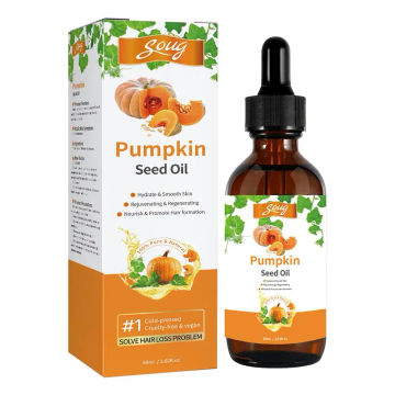 60ml Pumpkin Seed Oil Body Skin Nourishing Scalp Massage Health Dry Damaged Cracked Repair Nourishing Hair 1pcs