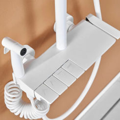 Luxury Shower Systems bathroom shower Mixer faucet head with handle high pressure Faucet Multifunctional rainfall Shower set