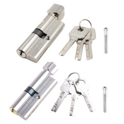 Keyed Entry Door Lock Cylinder Lockset with 3 Keys Anti-theft Entrance Door Lock Single Open Lock Cylinder for Home