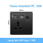 1gang 3pin  usb c18W
