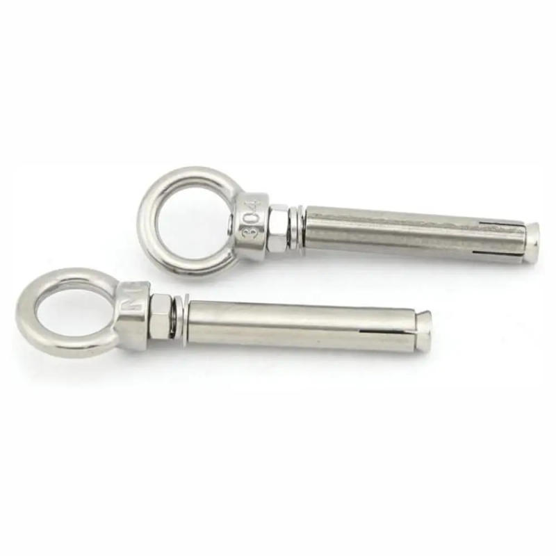 Description Picture 6 of item1/5Pcs Practical Stainless Steel Expansion Anchor Eyebolt M6x70mm Silver Ring Lifting Fastener Bolt Screw Concrete Brick Wall