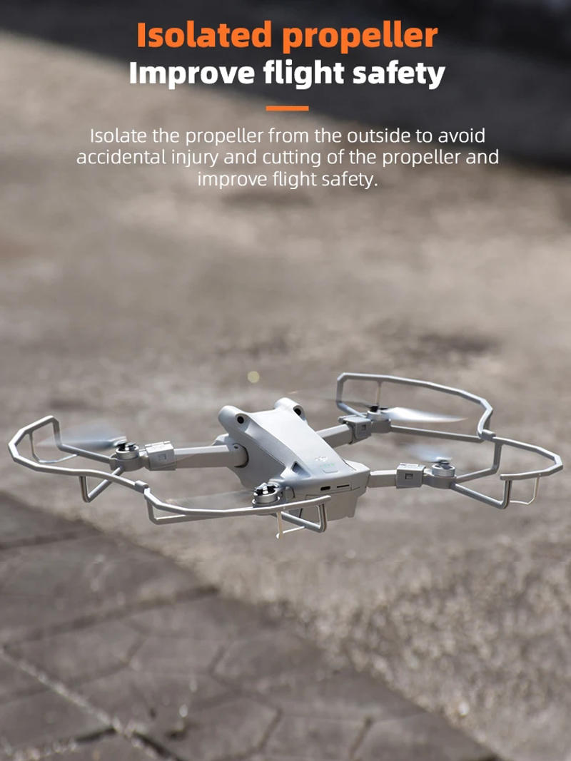 Description Picture 4 of itemPropeller Guard Props Blade Protector Cover Ring Landing Gear Leg for DJI Mini 3/Mini 3 Pro Crash Drone Protective Accessories