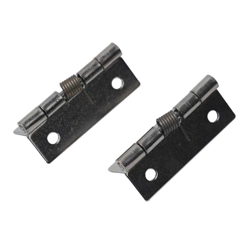 Description Picture 4 of item2pcs Spring Hinges Self Closing Stainless Steel Spring Door Hinge Hardware For Cabinets Gifts Box Cosmetics Box Furniture Hinge