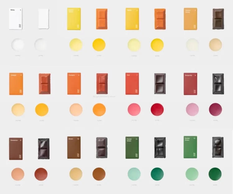 Description Picture 6 of item28 Color Set Brick Candle Solid Pigment Homemade Aromatherapy Candle DIY Material Wax Sheet Crafts Coloring Dye Making Supplies