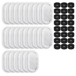 48 Pack Cat Water Fountain Filters,Cat Fountain Replacement Filters for Adjustable Water Flow Pet Water Fountain