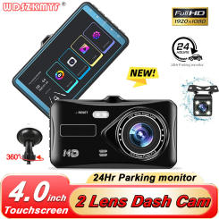 4-inch Dash Cam 1080P HD for Cars Touch Screen Car DVR Video Recorder Rear View Camera for Vehicle Parking Monitor Black Box 24H
