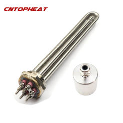 380v 12kw DN40 Electrical Heating Element SUS316L Corrosion Resistant Electric Tubular Water Heater