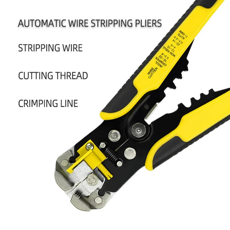 Description Picture 2 of itemMultifunctional Wire Stripper Cable Clipper Crimping Pliers Quick Stripping Wire Pliers Electrical Tool for Stripping Wires