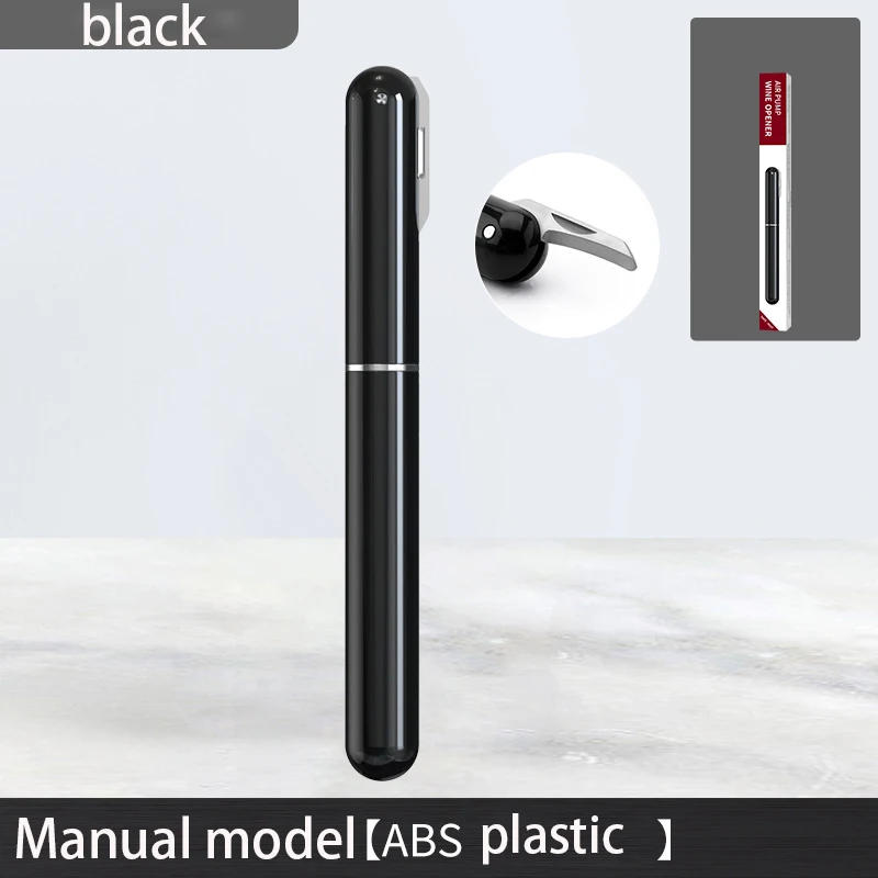 Description Picture 6 of itemAir Pump Wine Opener Pen Shape Portable Can Bottle Openers Kitchen Tools Bar Accessories Gadget Safe Foil Cutter Bottle Stopper