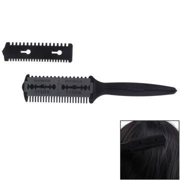 Pro Barber Hair Razor Comb Scissor Tools Bangs Brush Hairdressing Trimmers Hair Shaving Blades Cutting Thinning Beauty Styling