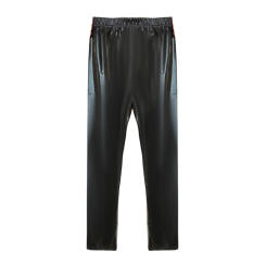 Fashion Legging Pants Trousers Trousers Faux leather Long Slim fit Sexy Faux Leather Skinny Slim Fit Long John