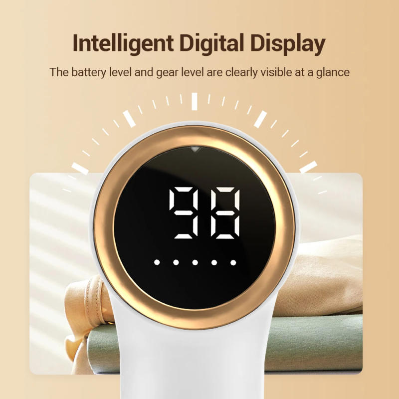 Description Picture 3 of itemElectric Hairball Trimmer Smart LED Digital Display Fabric Lint Remover USB Charging Portable Professional Fast Household