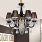 6 lights with shade