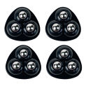 Self Adhesive Rolling Caster Pulleys 360 Degree Free Rotation Swivel Caster Wheels for Trash Can Bottom Kitchen Small Appliances