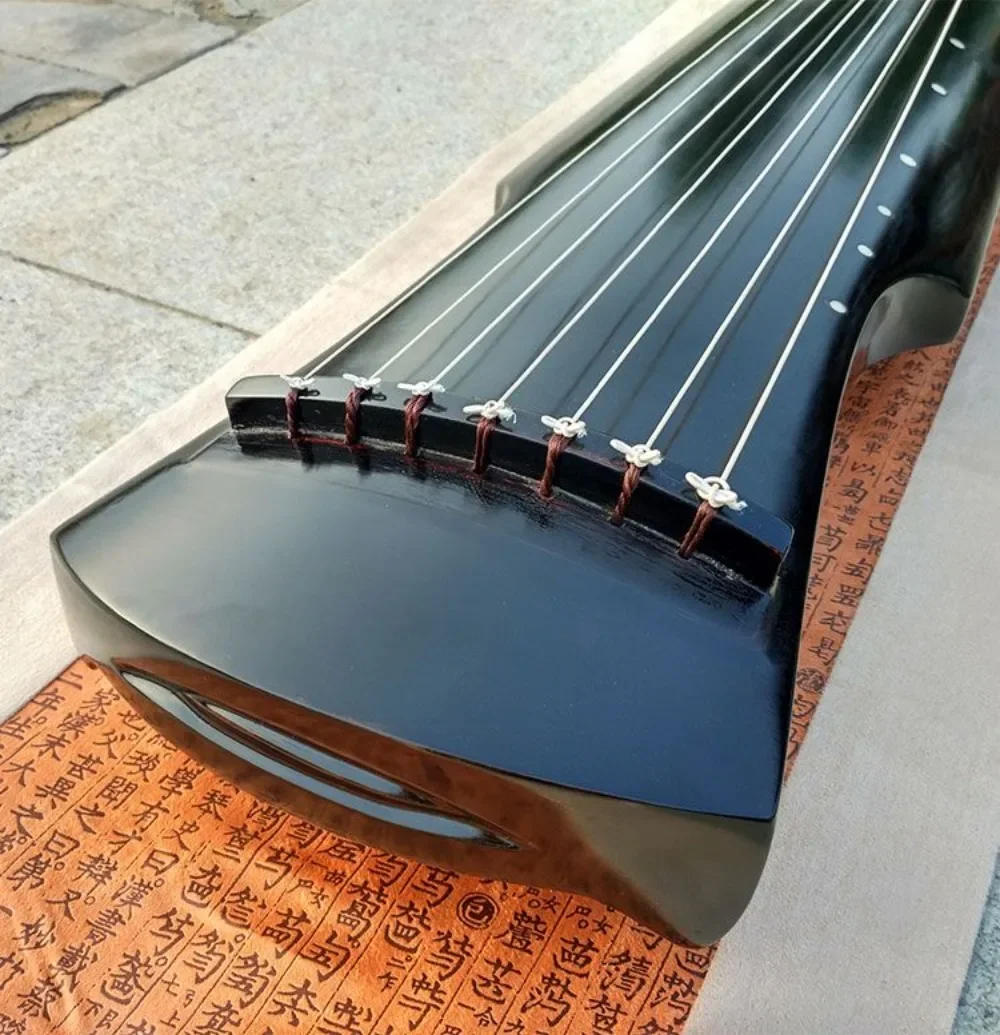 Description Picture 6 of itemChinese Large Guzheng Wood Guzheng Traditional Musical Instruments Handmade Accessories  Beginner Stringed Instruments Gift