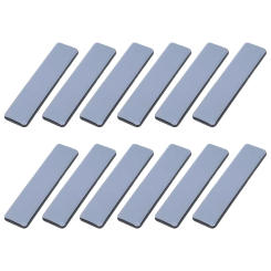 12pcs Furniture Gliders 15x75mm Self Adhesive Slip Pads Heavy Furniture Sliders Gliders Movers Slide Set Home Improvement Parts