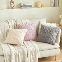One Piece Outfit, Soft Short Plush Velvet Decoration Embrace Pillowcase Sofa Cushion Cover, Suitable for Living Room Bedroom