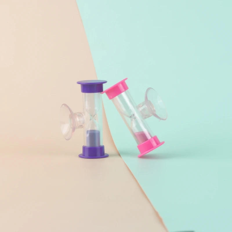 Description Picture 5 of item3Minute Suction Cup Hourglass Rotating Sandglass Timers Shower Decoration Funnel Teeth Brushing Sandy Clock Time Management