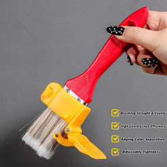 Edging Color Separation Paint Brush Handheld Paint Edger Tool Indoor Outdoor Professional Corner Paint Brush for Wall & Ceilings