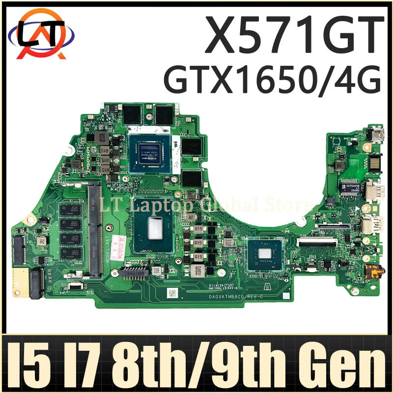 Description Picture 2 of itemMainboard For ASUS X571GT X571GD R571GT VX60GT K571GT F571GT YX571GT A571GT Laptop Motherboard I5 I7 8th/9th Gen GTX1650/GTX1050