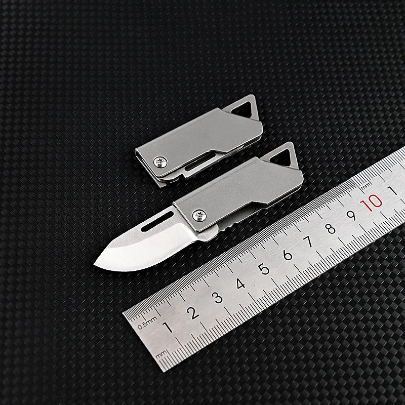 Description Picture 3 of itemHigh Hardness D2 Steel Folding Knife Outdoor EDC Camping Tactics Self-defense Tool Fruit Knives Box Open Pocket Knife Steel hand