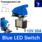 Blue switch w lid