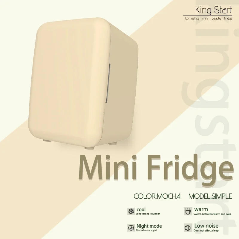 Description Picture 3 of item9L Car Refrigerator Beauty Cosmetics Fridge Car Home Dual-Purpose Air-Cooled Semiconductor Transparent Magnetic Suction Door