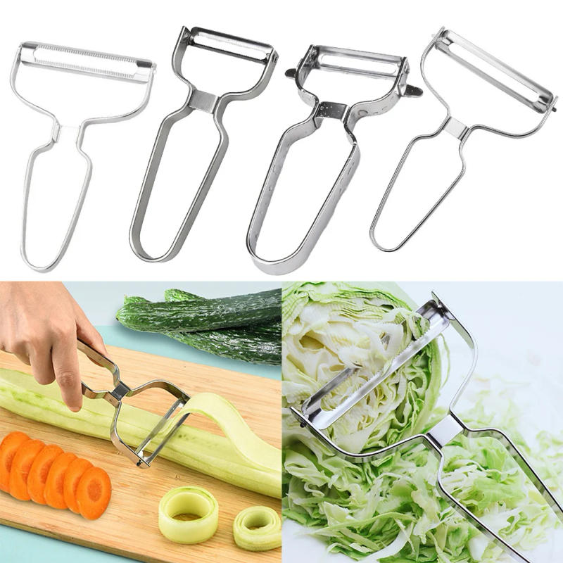 Description Picture 4 of item1pc Stainless Steel Cabbage Graters Peeler Vegetables Fruit Salad Potato Slicer Cabbage Cutter Cooking Tools Kitchen Accessories