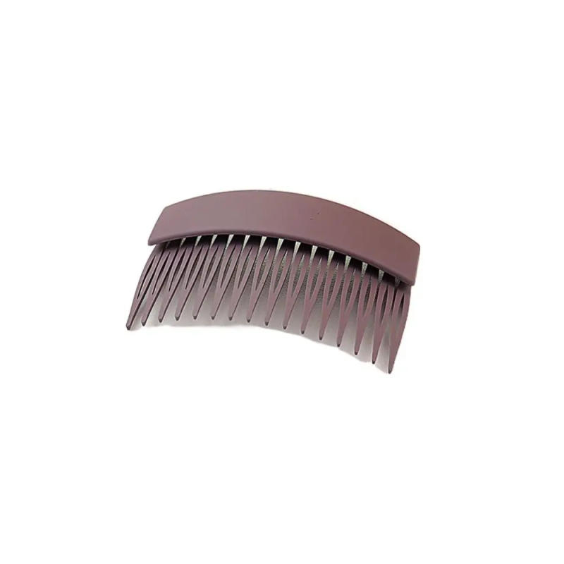 Description Picture 5 of itemTeeth Frosted Hair Comb Solid Color Plastic Invisible Extra Hair Holder Invisible Extra Hair Holder Inserted Comb