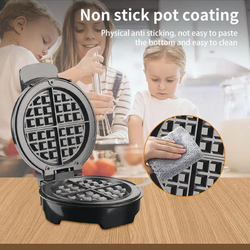 Description Picture 3 of itemMulti-function Electric Waffle Maker, Physical Anti-stick Design, Anti-scald Handle, Suitable for Breakfast, Dessert, Snacks