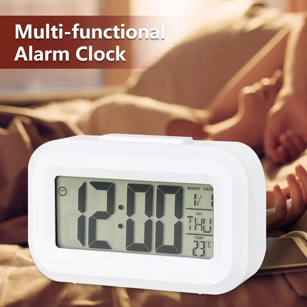 Description Picture 4 of itemLED Digital Alarm Clock Children's Bedroom Clock for Room Bedside Table Suitable for Home Offices Kids Clocks Decor Garden