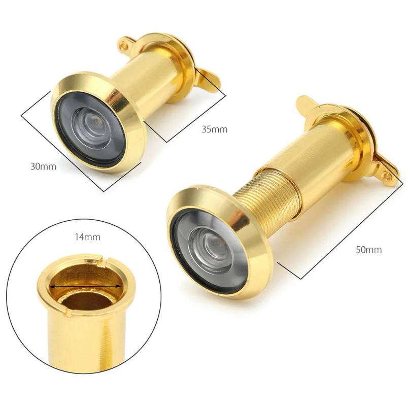 Description Picture 2 of itemZinc Alloy Anti Theft Lens Peephole Wide Angle Hardware Home Security 200 Degree Door Viewer Adjustable Durable House Hotel