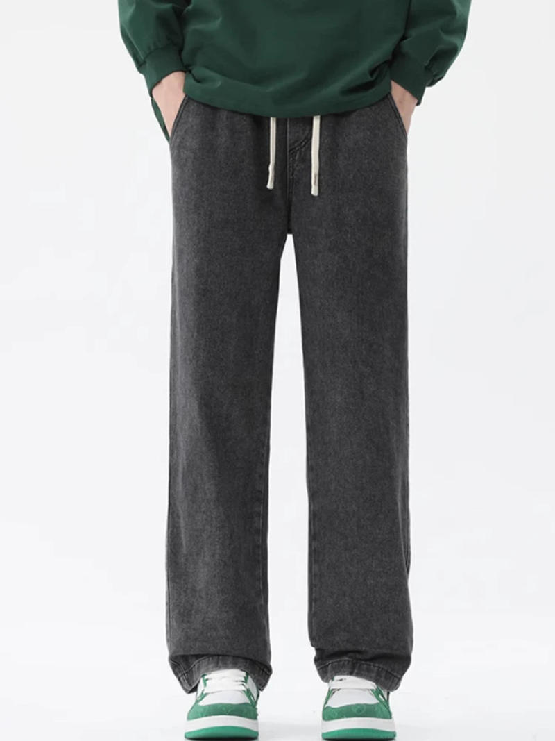 Description Picture 4 of itemHigh-quality Jeans Man Spring and Summer n High Street brand crabby cool autumn burst retro casual straight pants