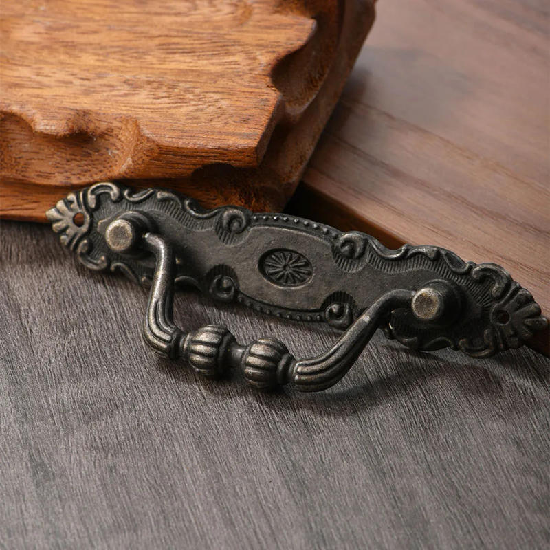 Description Picture 6 of itemRetro European Alloy Handle Furniture Wardrobe Cabinet Door Small Handle Zinc Alloy For Kitchen Cabinets Dresser Drawers