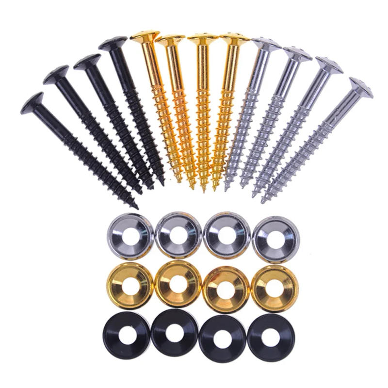 Description Picture 2 of itemFor Electric guitar bass neck joint bushing and bolt (with 4 screws)