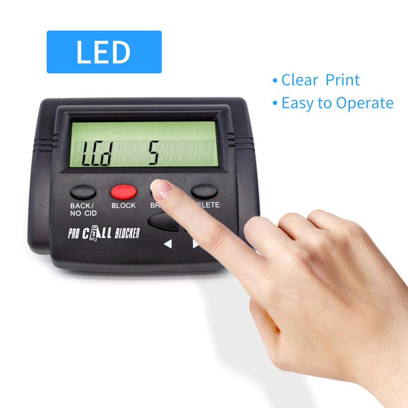 Description Picture 6 of itemCall Blocker for Landline Phones Telephone 2000 Caller ID Box Blocking One Touch Number Block Unwanted Robocalls Nuisance Calls