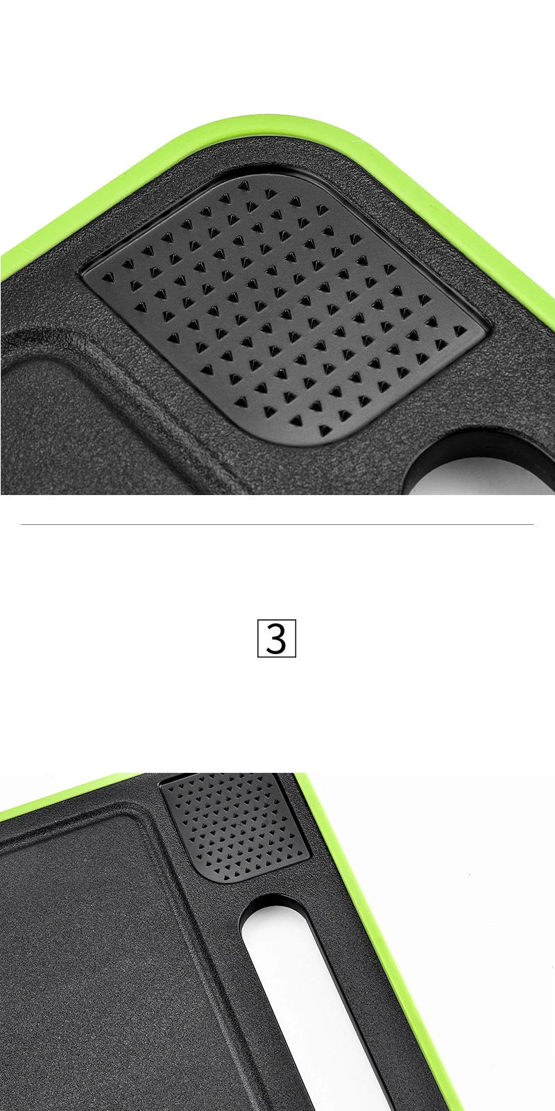 Description Picture 4 of item4 in 1 Chopping Board Blocks Double-side Cutting Board With Defrosting Thawing Function Kitchen Grinding With Knife Sharpener