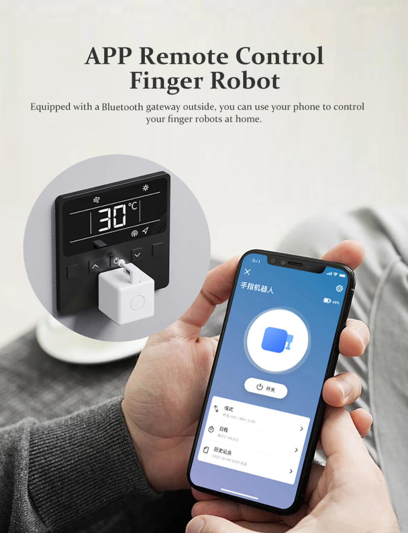 Description Picture 4 of itemTuya Smart Bluetooth Fingerbot Plus Knop Pusher Smart Home Smart Life App Timer Control For Alexa Google Assistant