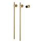Brushed Nickel Gold